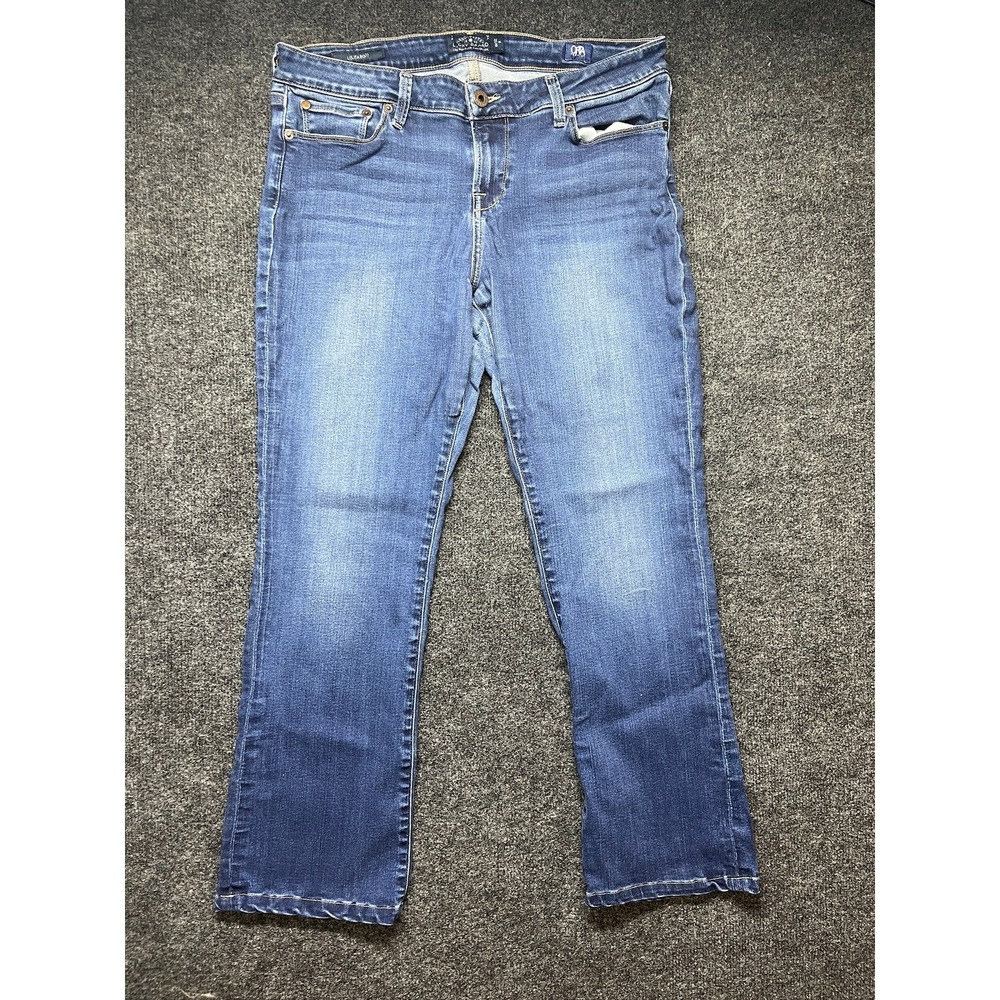 LUCKY BRAND Jeans Womens 14/32 Blue Faded Lolita Boot Denim Low Rise Retro 90s